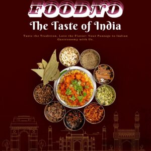 Maroon Vibrant Indian Food Restaurant Promotion Instagram Post